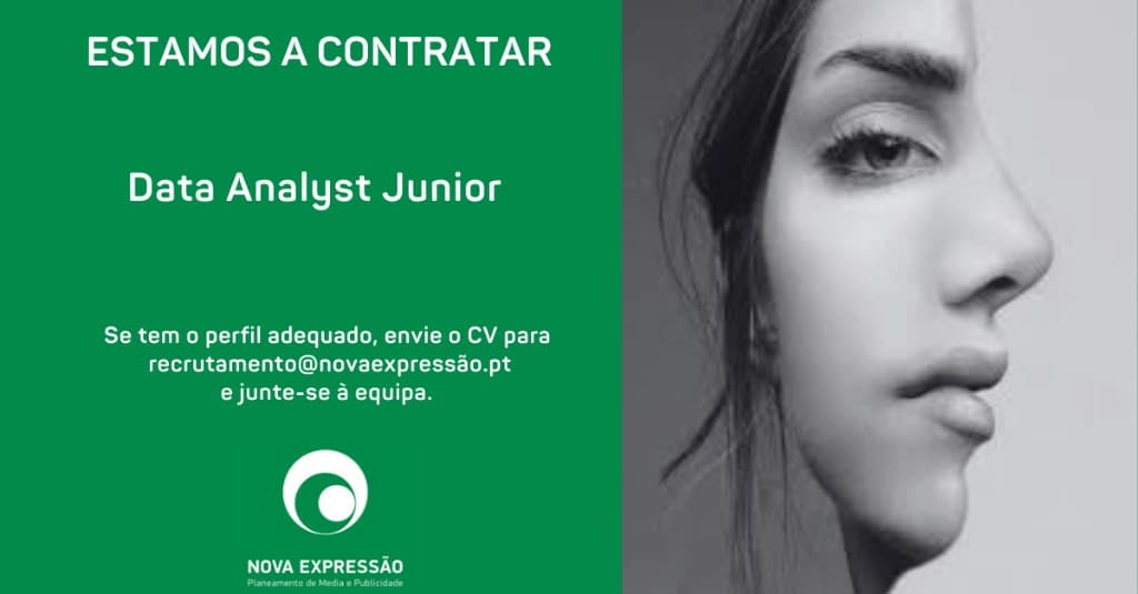 Estamos a contratar · Data Analyst Junior