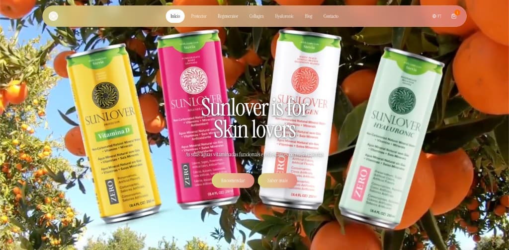 Sunlover · Filme de Marca & Website